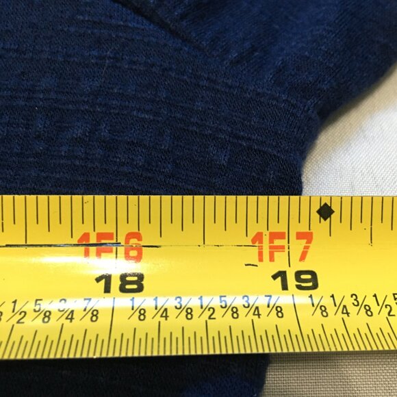 Weatherproof women's blouse size medium navy tie front - Picture 8 of 10